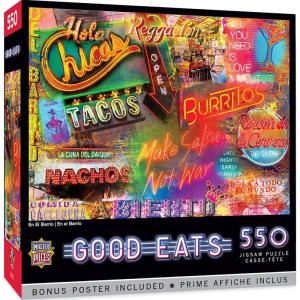 Masterpieces 550 Piece Jigsaw Puzzle For Adults and Family – Late Night Grub – 18″x24″(En El Barrio)