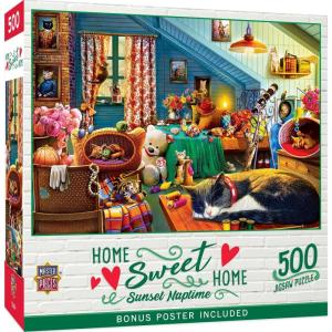 Masterpieces 550 Piece Jigsaw Puzzle for Adults, Family, Or Youth – Sunset Naptime – 18″x24″