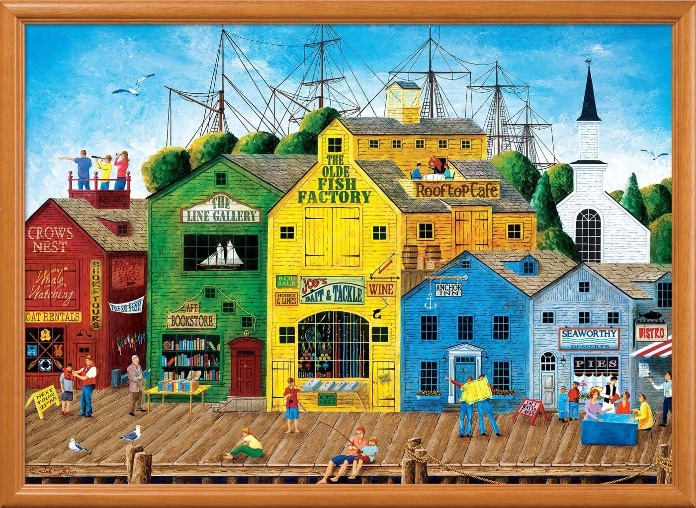 imageMasterPieces 1000 Piece Jigsaw Puzzle Crows Nest Harbor Fun for Adults Family Kids 1925 x 26751000