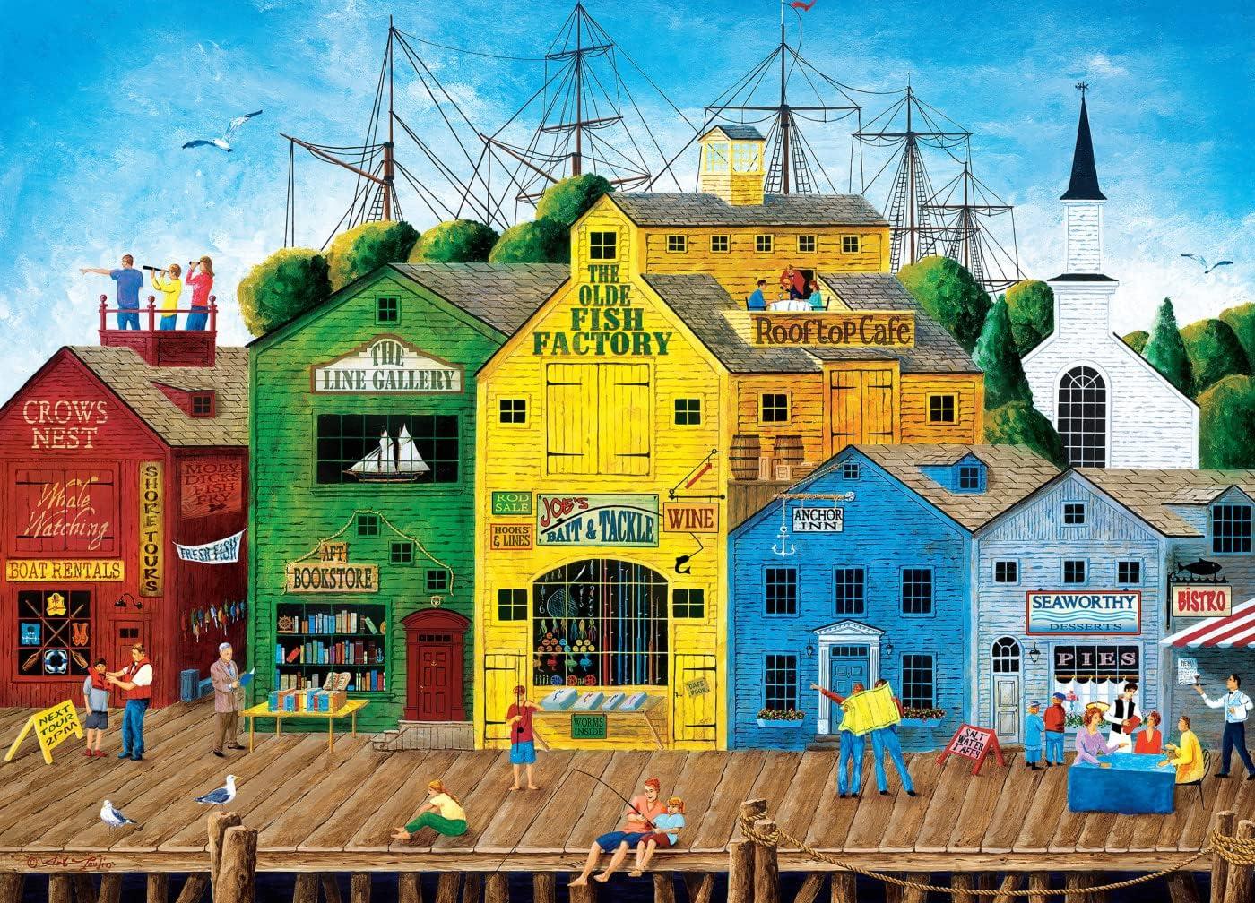 imageMasterPieces 1000 Piece Jigsaw Puzzle Crows Nest Harbor Fun for Adults Family Kids 1925 x 26751000