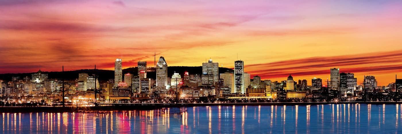 imageMasterPieces 1000 Piece Jigsaw Puzzle Las Vegas Skyline Panoramic Fun for Adults Family Kids 13x39Montreal Canada