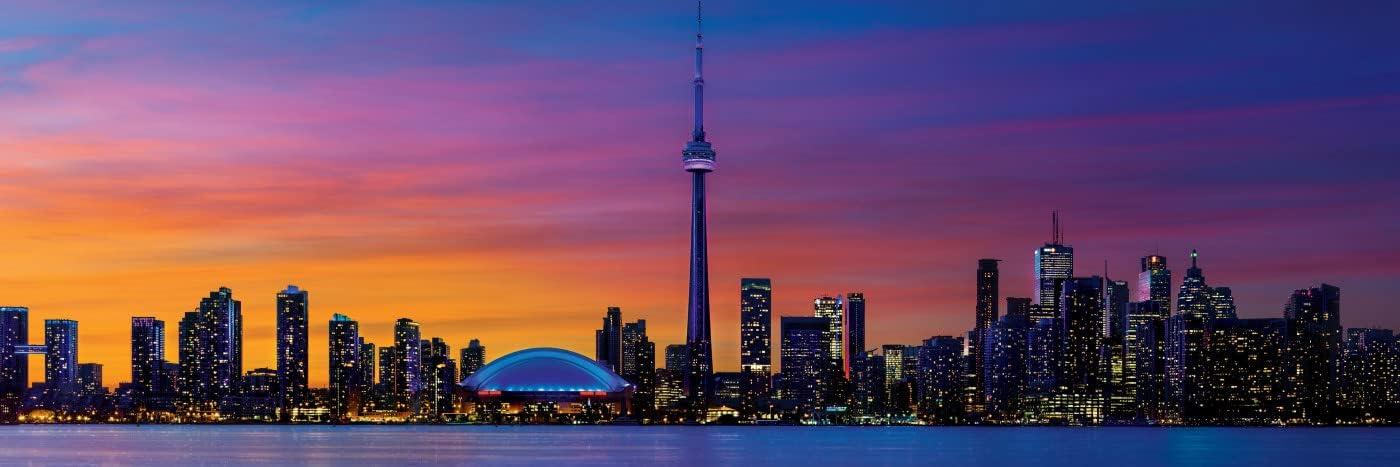 imageMasterPieces 1000 Piece Jigsaw Puzzle Las Vegas Skyline Panoramic Fun for Adults Family Kids 13x39Toronto Canada