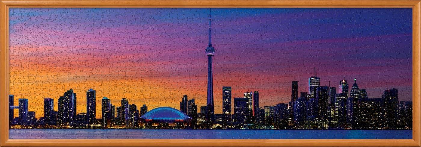 imageMasterPieces 1000 Piece Jigsaw Puzzle Las Vegas Skyline Panoramic Fun for Adults Family Kids 13x39Toronto Canada