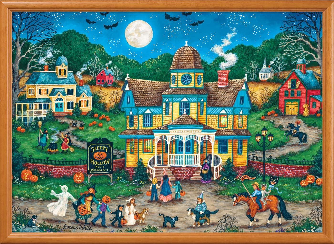 imageMasterPieces 1000 Piece Christmas Jigsaw Puzzle Village Square 1925x2675The Tag Along