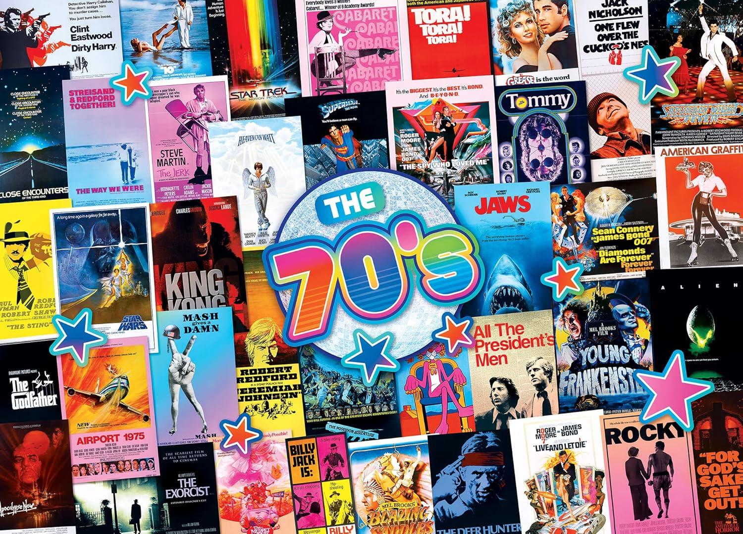 imageMasterPieces 1000 Piece Jigsaw Puzzle for Adults Family Or Youth 70s Blockbusters 1925x267570s Blockbusters