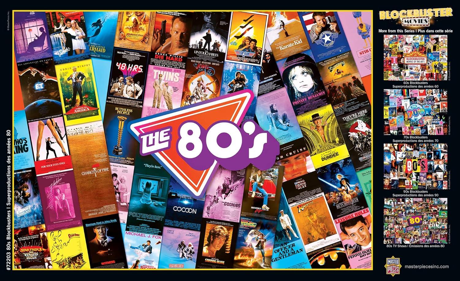 imageMasterPieces 1000 Piece Jigsaw Puzzle for Adults Family Or Youth 70s Blockbusters 1925x267580s Blockbusters