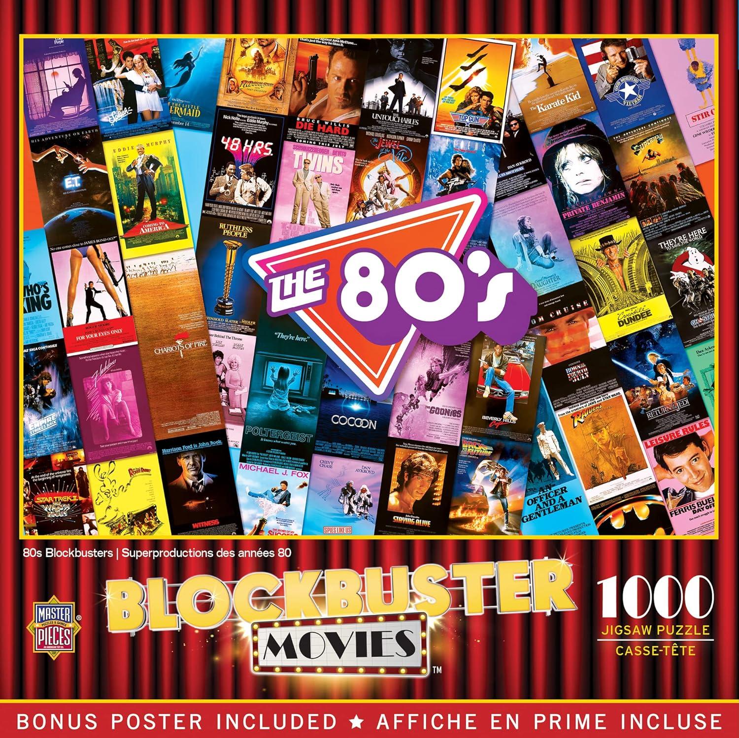 imageMasterPieces 1000 Piece Jigsaw Puzzle for Adults Family Or Youth 70s Blockbusters 1925x267580s Blockbusters