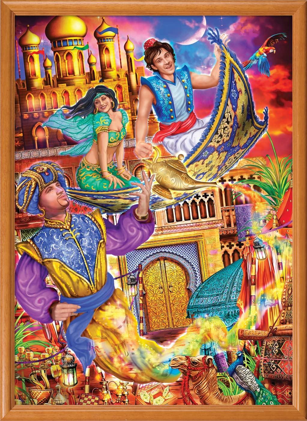 imageMasterPieces 1000 Piece Jigsaw Puzzle for Adults Family Or Youth Aladdin 1925x2675