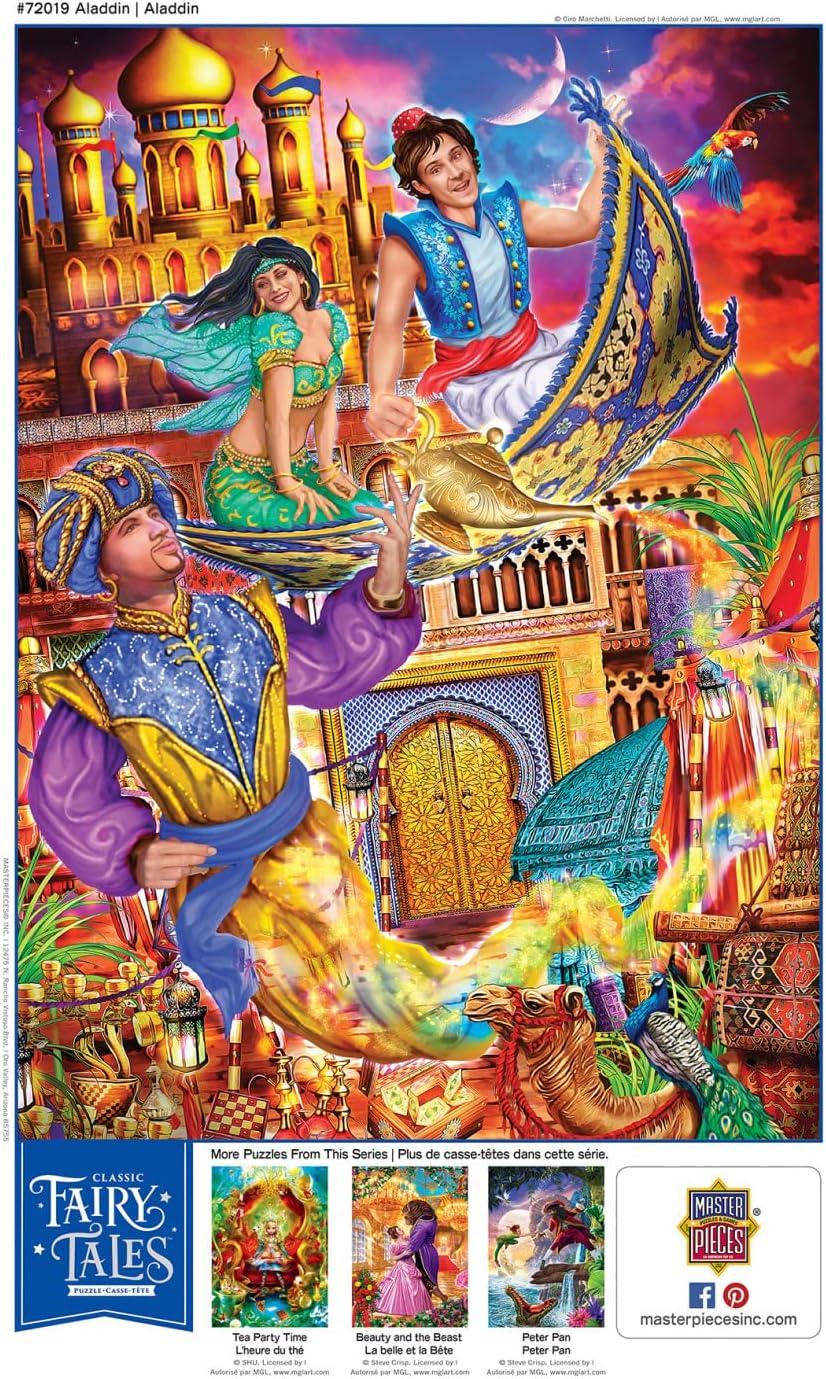 imageMasterPieces 1000 Piece Jigsaw Puzzle for Adults Family Or Youth Aladdin 1925x2675
