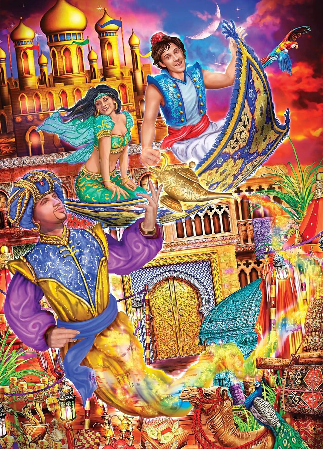 imageMasterPieces 1000 Piece Jigsaw Puzzle for Adults Family Or Youth Aladdin 1925x2675