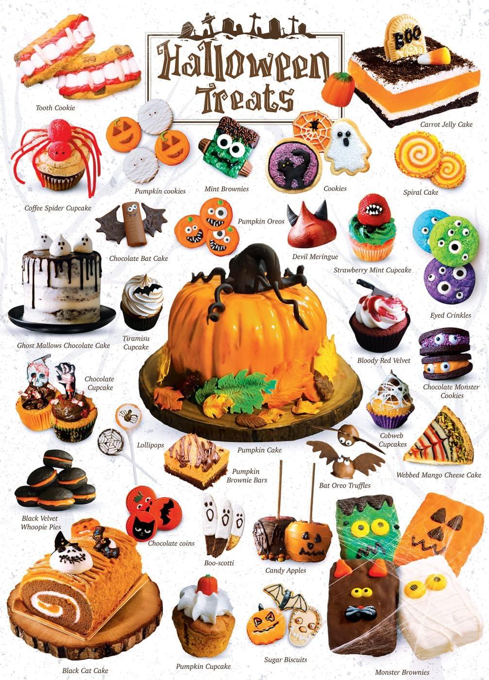 imageMasterPieces 1000 Piece Jigsaw Puzzle for Adults Family Or Youth Christmas Treats 1925x2675Halloween Treats