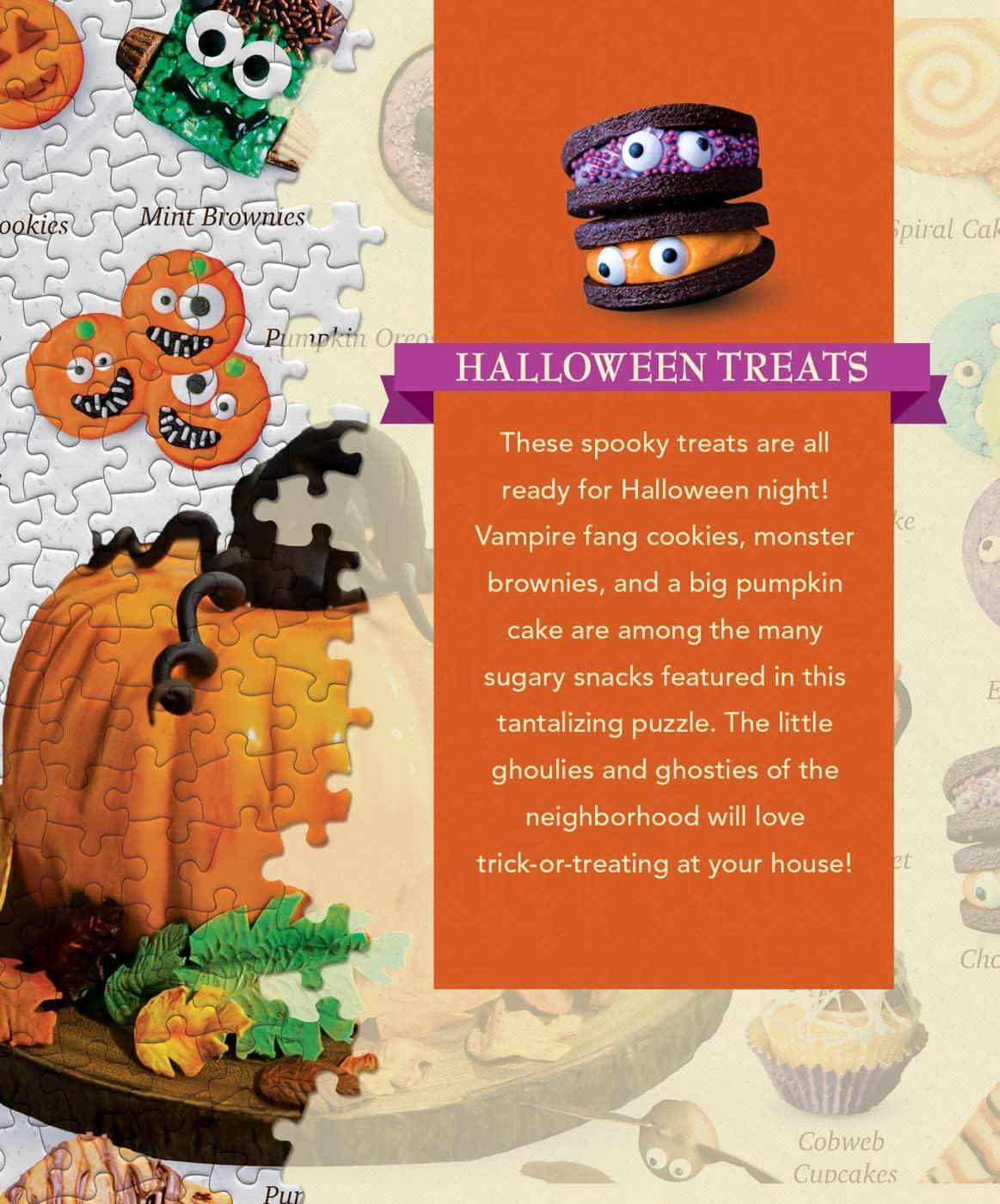 imageMasterPieces 1000 Piece Jigsaw Puzzle for Adults Family Or Youth Christmas Treats 1925x2675Halloween Treats