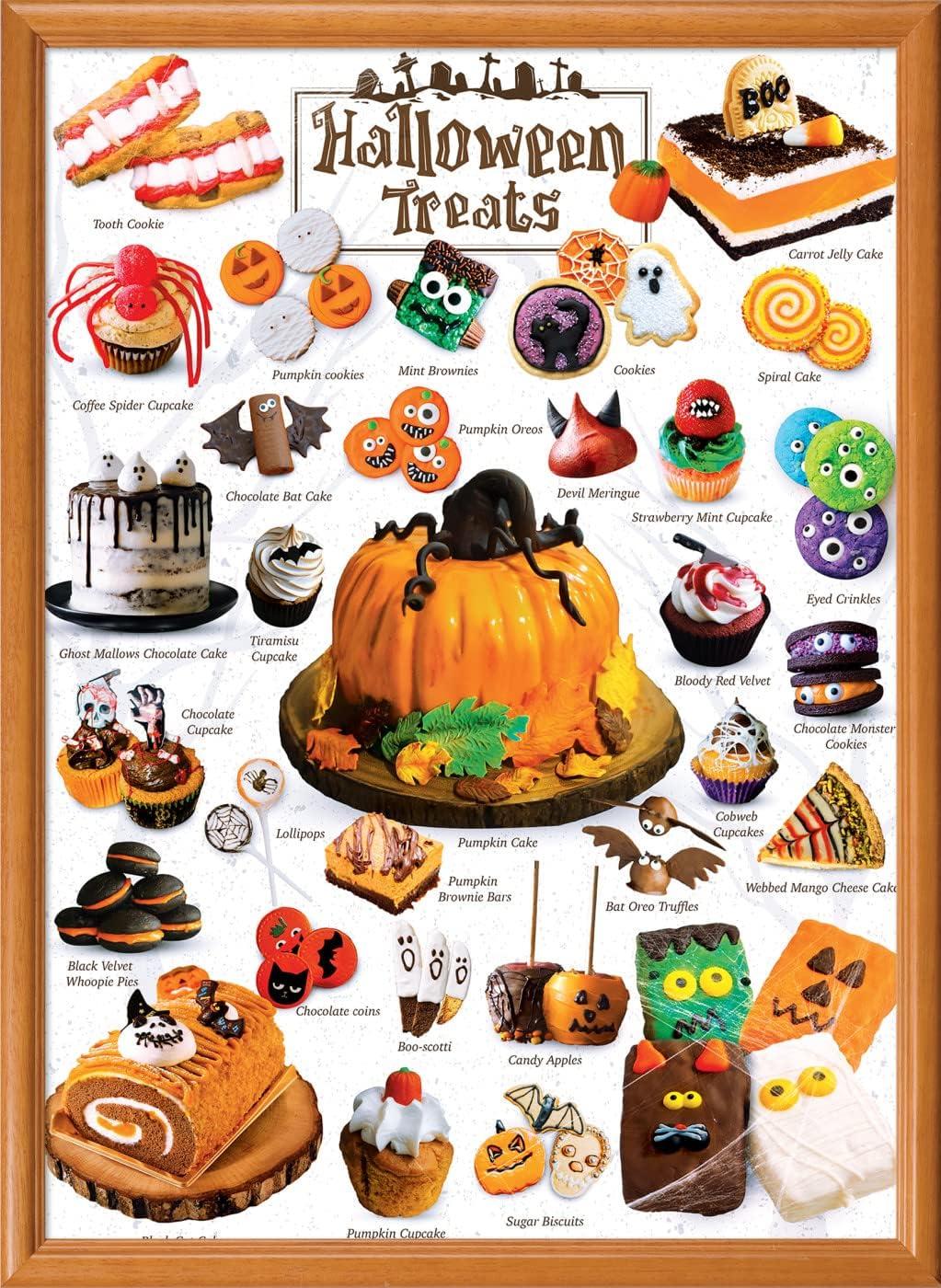 imageMasterPieces 1000 Piece Jigsaw Puzzle for Adults Family Or Youth Christmas Treats 1925x2675Halloween Treats