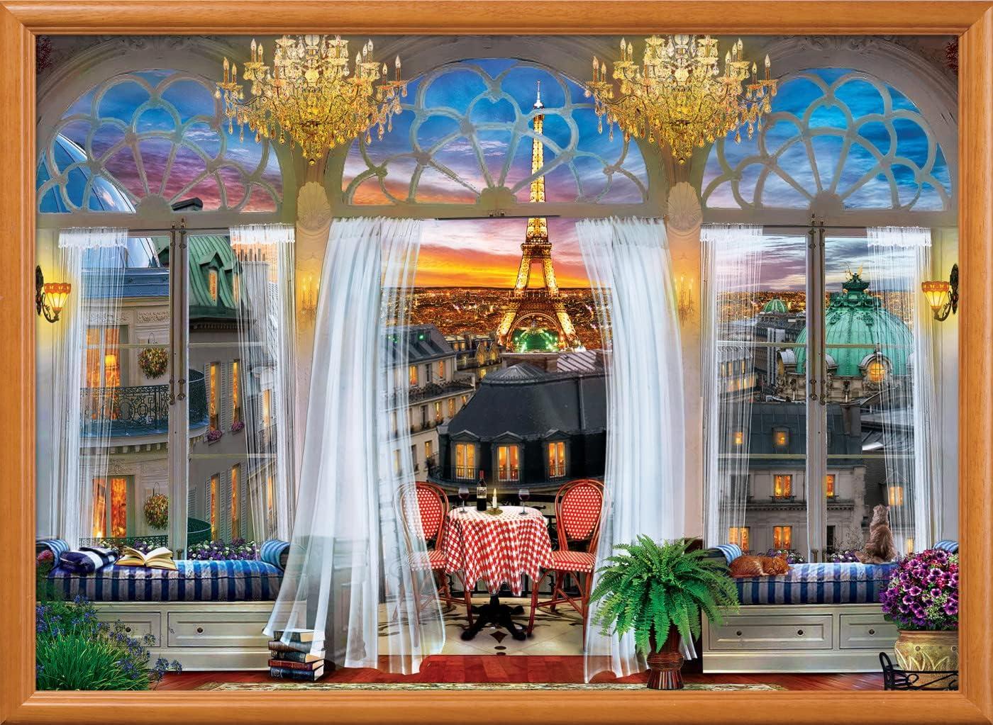 imageMasterPieces 1000 Piece Jigsaw Puzzle for Adults Family Or Youth Downtown City View 1925x2675Paris Rooftop View
