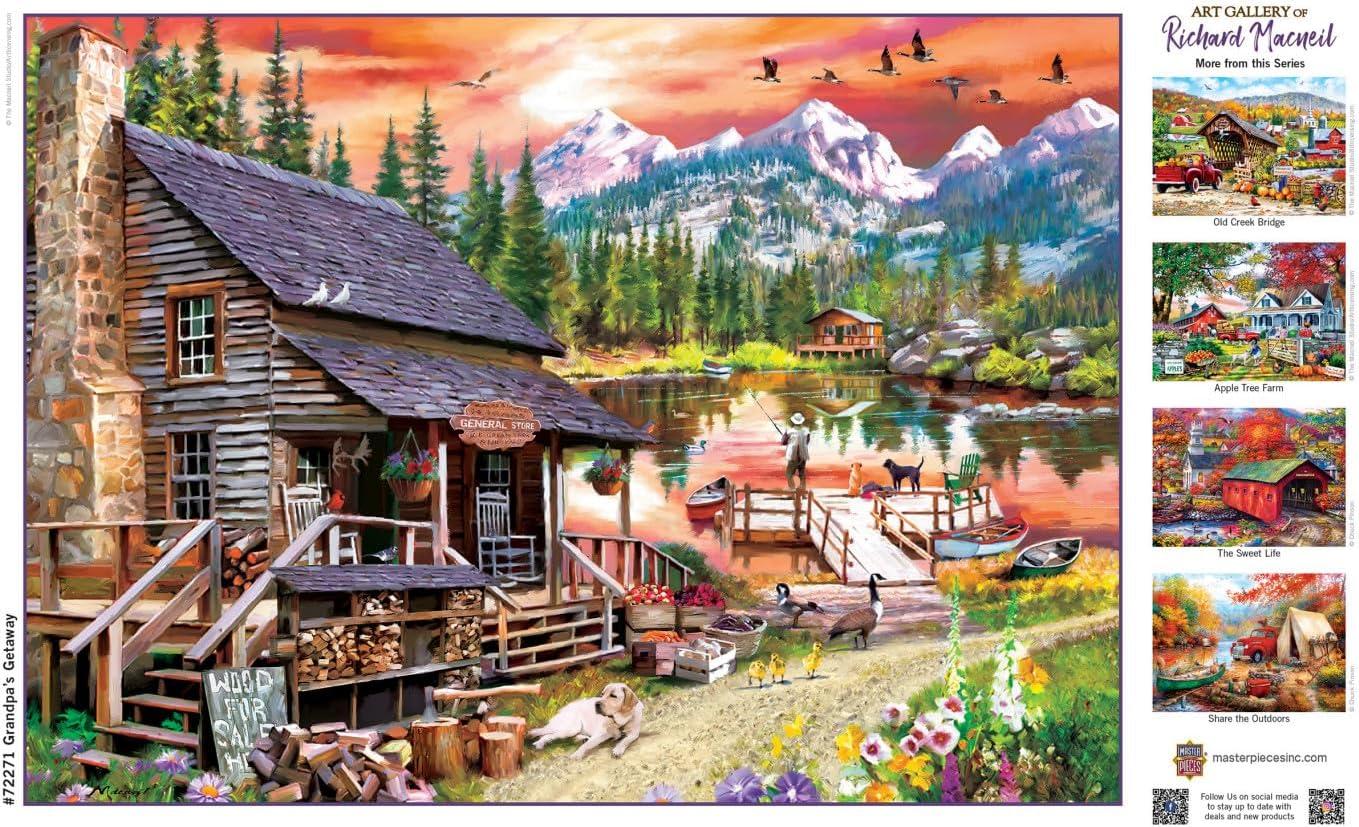 imageMasterPieces 1000 Piece Jigsaw Puzzle for Adults Family Or Youth Grandpas Getaway 1925x26751000 Piece