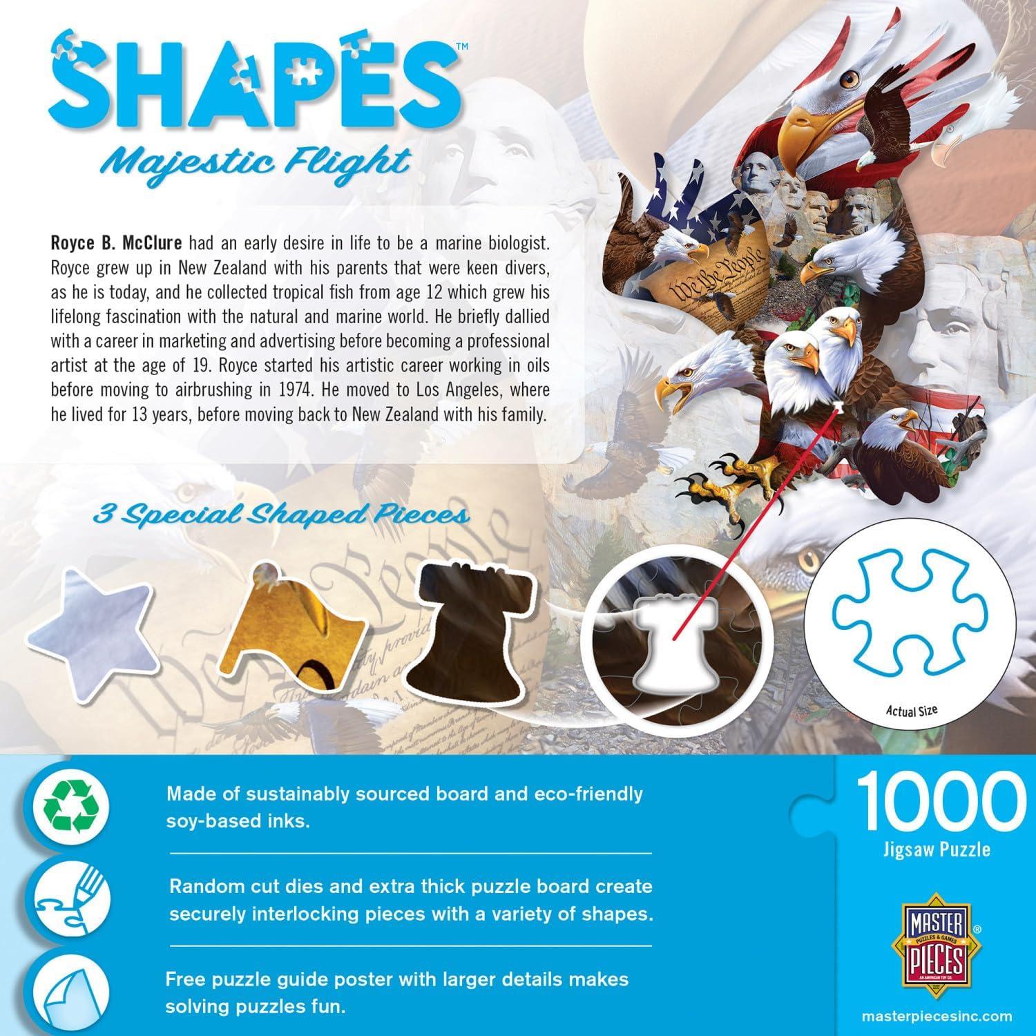 imageMasterPieces 1000 Piece Jigsaw Puzzle for Adults Family Or Youth Majestic Flight 235x3215