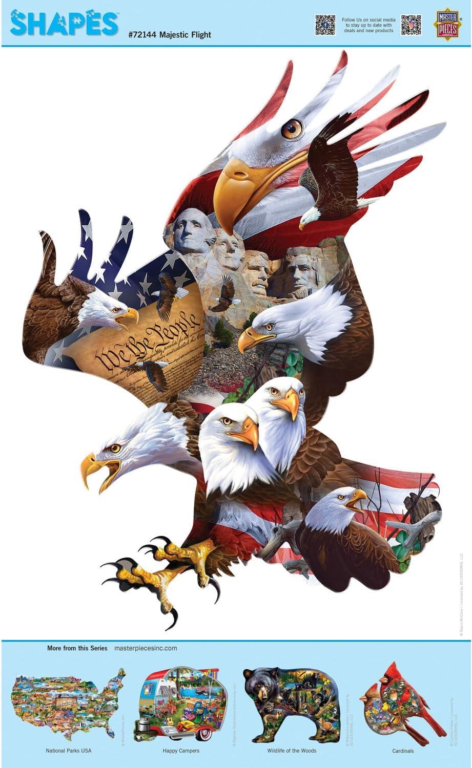 imageMasterPieces 1000 Piece Jigsaw Puzzle for Adults Family Or Youth Majestic Flight 235x3215