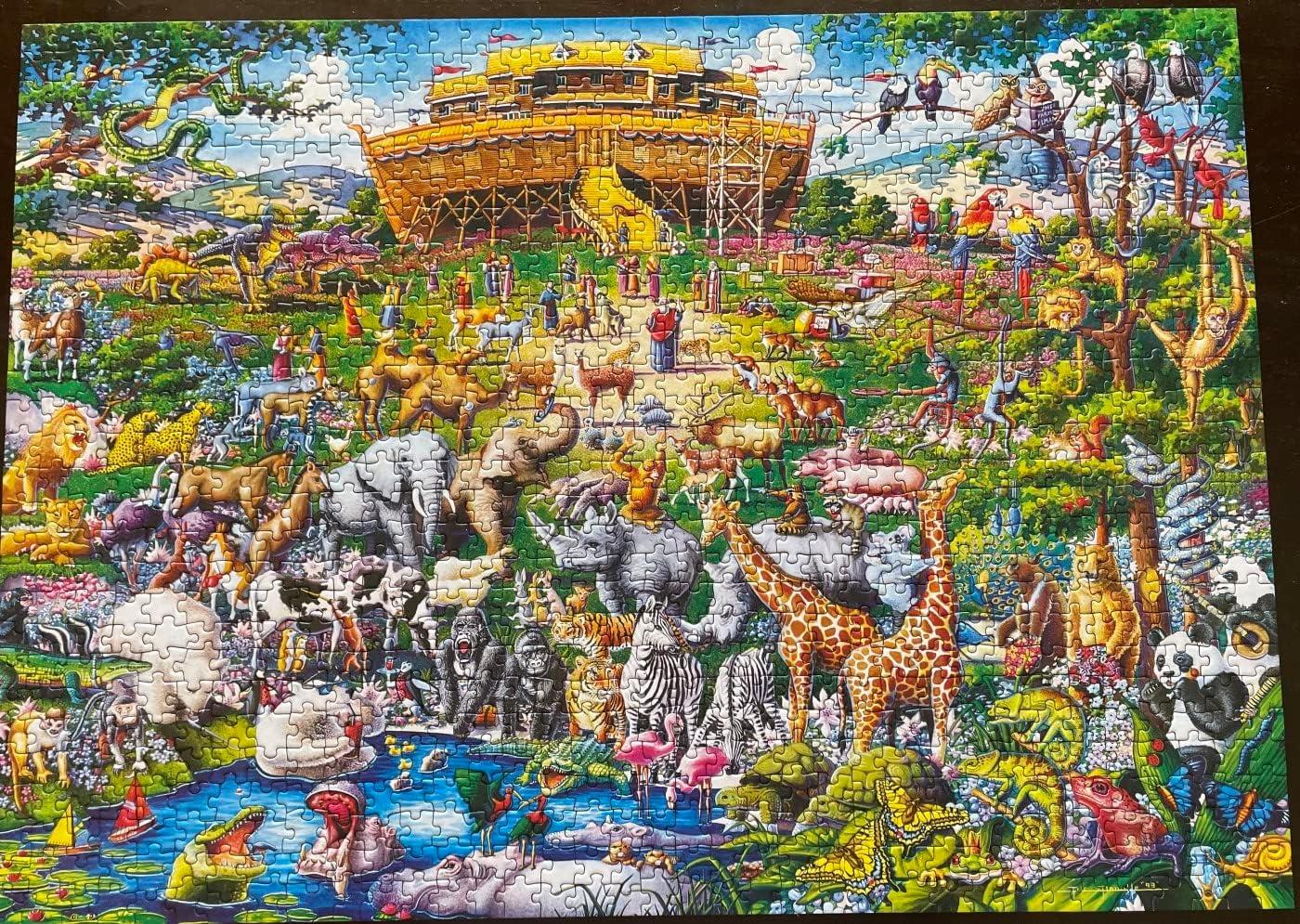 imageMasterPieces 1000 Piece Jigsaw Puzzle for Adults Family Or Youth Noahs Ark 1925x26751000 Piece
