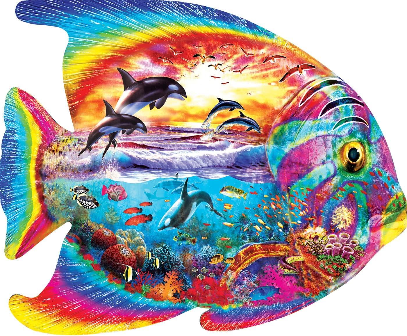 imageMasterPieces 1000 Piece Jigsaw Puzzle for Adults Family Or Youth Tropical Menagerie 265x215