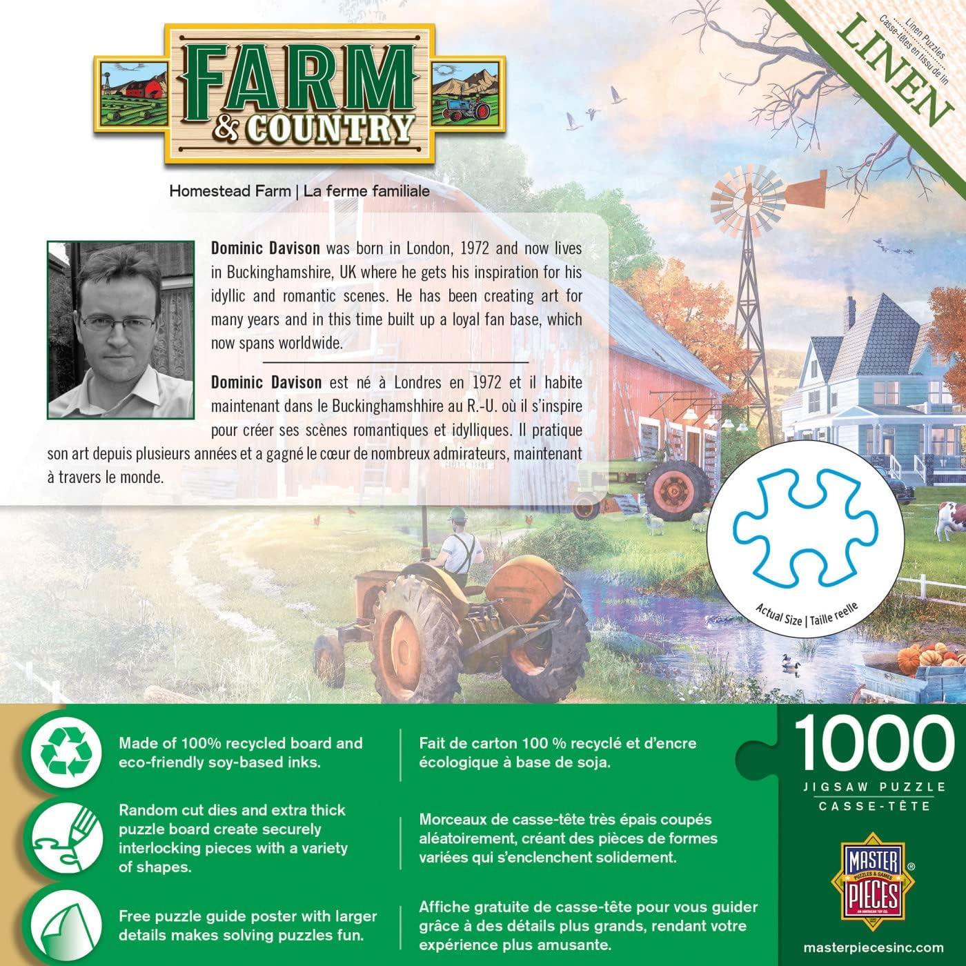 imageMasterPieces 1000 Piece Jigsaw Puzzle for Adults Family Or Youth for Top Honors 1925x2675Homestead Farm