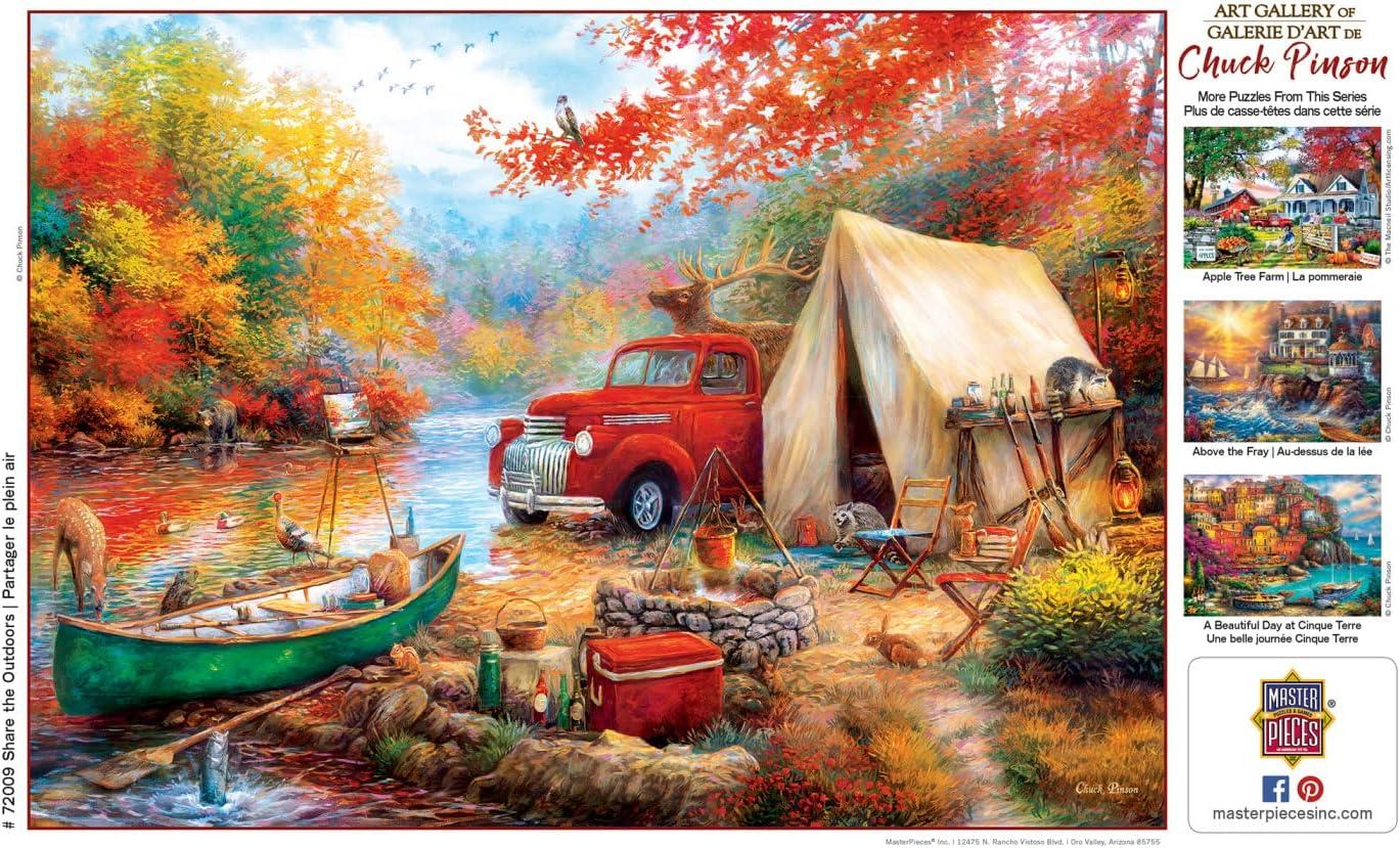imageMasterPieces 1000 Piece Jigsaw Puzzle for Adults Family or Youth Share The Outdoors 1925x26751000 Piece