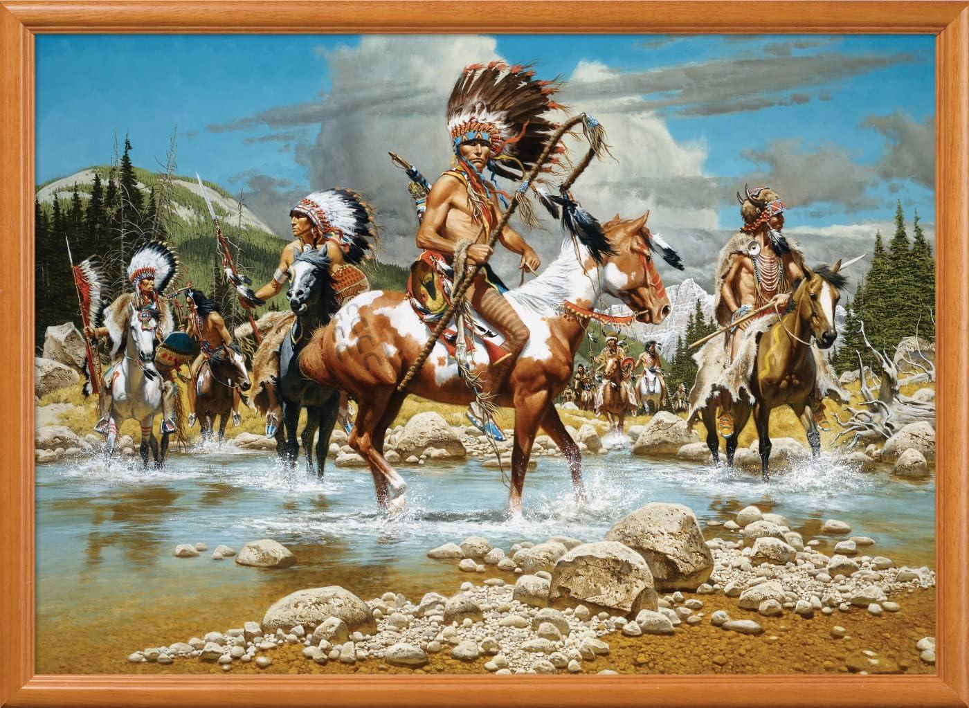 imageMasterPieces 1000 Piece Jigsaw Puzzle for Adults Family or Youth Trading Post 1925x2675The Chiefs