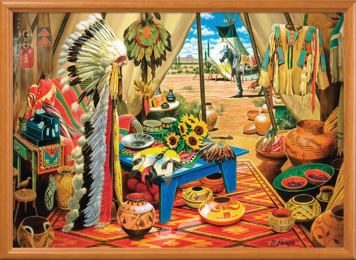 imageMasterPieces 1000 Piece Jigsaw Puzzle for Adults Family or Youth Trading Post 1925x2675Trading Post