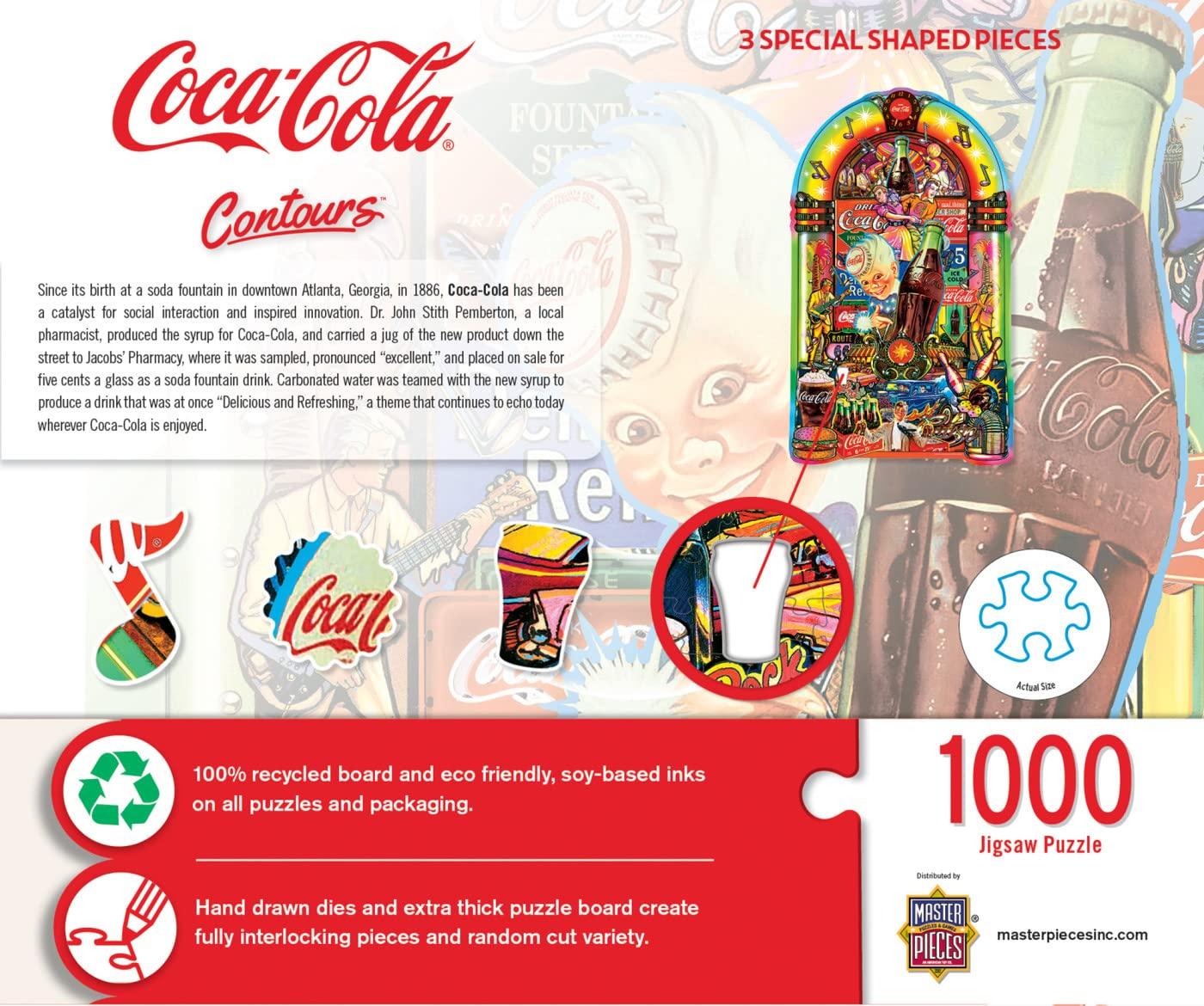 imageMasterpieces 1000 Piece Jigsaw Puzzle For Adults and Families CocaCola Jukebox 2072x 346