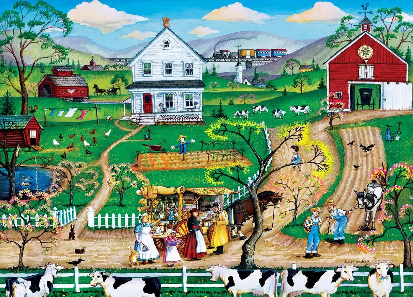 imageMasterpieces 1000 Piece Jigsaw Puzzle for Adults Family Or Youth The Peddler 1925x26751000 Piece