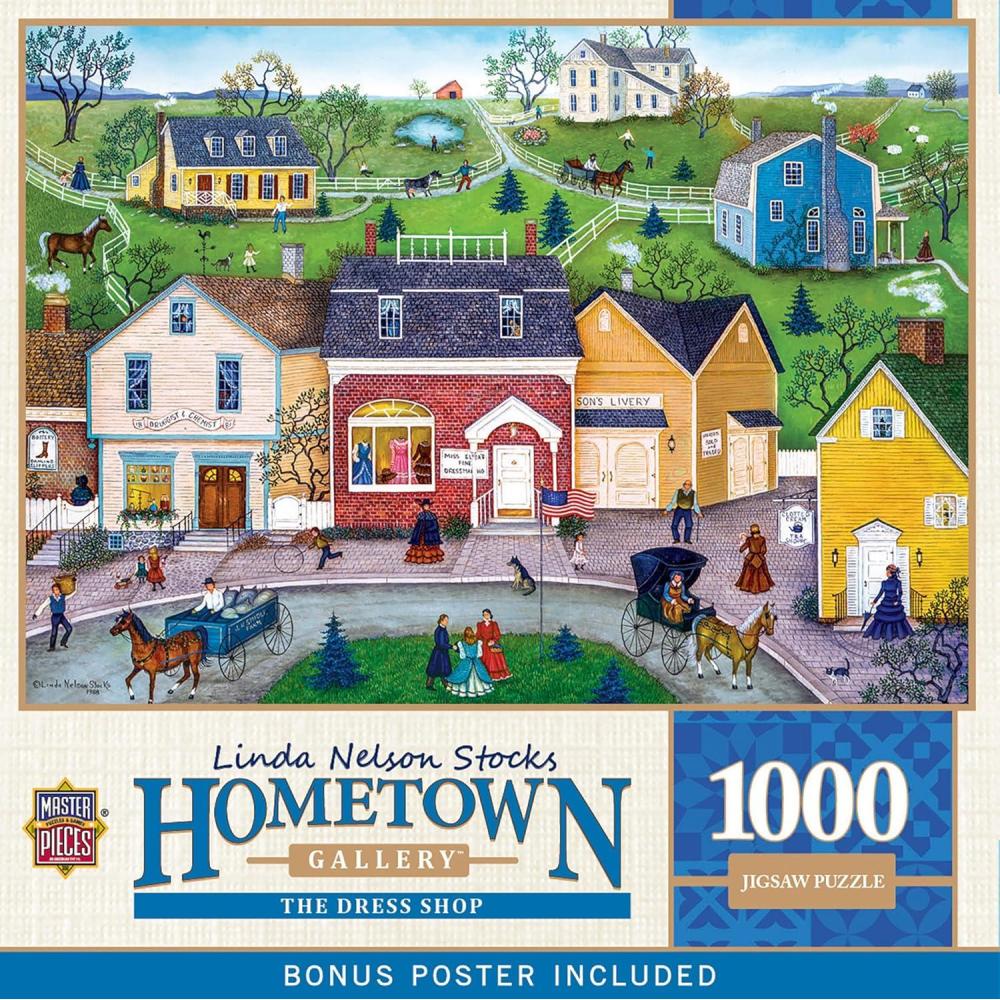 imageMasterPieces  1000 Piece Jigsaw Puzzle The Dress Shop Fun for Adults Family Kids 1925 x 26751000 Piece