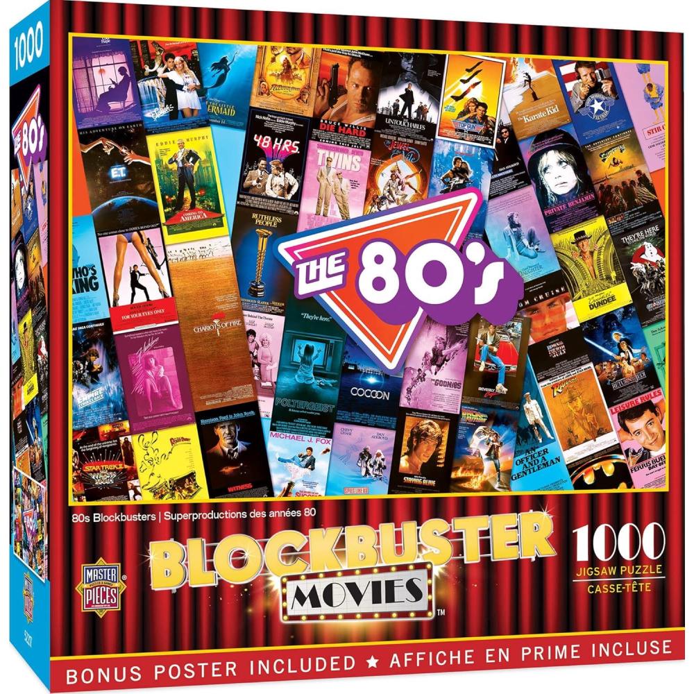 imageMasterPieces 1000 Piece Jigsaw Puzzle for Adults Family Or Youth 70s Blockbusters 1925x267580s Blockbusters
