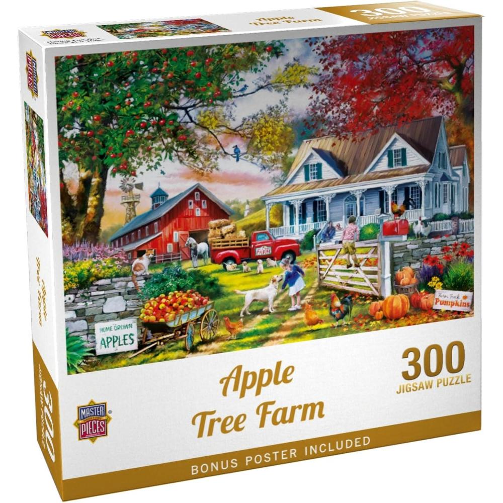 imageMasterPieces 1000 Piece Jigsaw Puzzle for Adults Family Or Youth  Apple Tree Farm  1925x2675300 Piece