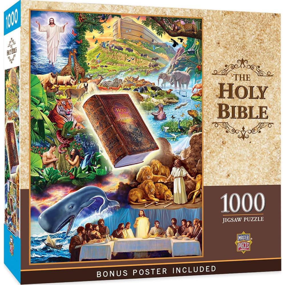 imageMasterPieces 1000 Piece Jigsaw Puzzle for Adults Family Or Youth  Bible Stories  1925x26751000 Piece