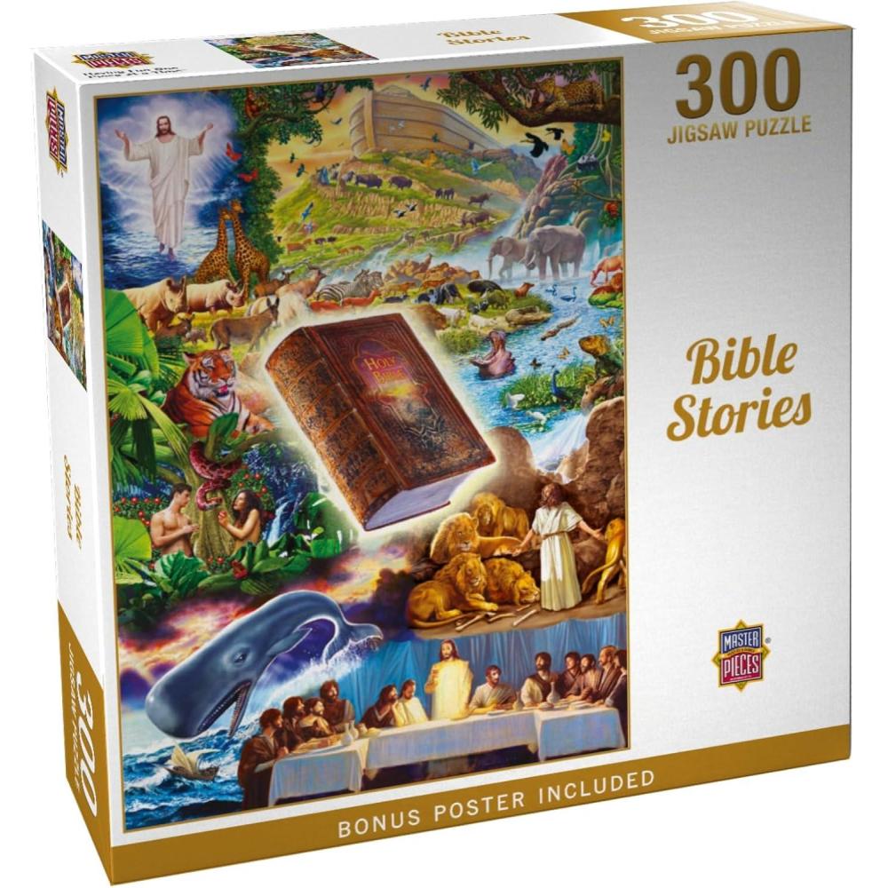 imageMasterPieces 1000 Piece Jigsaw Puzzle for Adults Family Or Youth  Bible Stories  1925x2675300 Piece