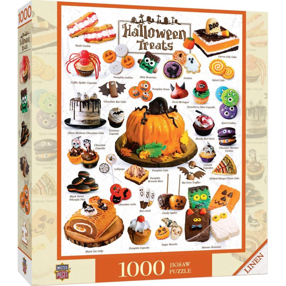 imageMasterPieces 1000 Piece Jigsaw Puzzle for Adults Family Or Youth  Christmas Treats  1925x2675Halloween Treats