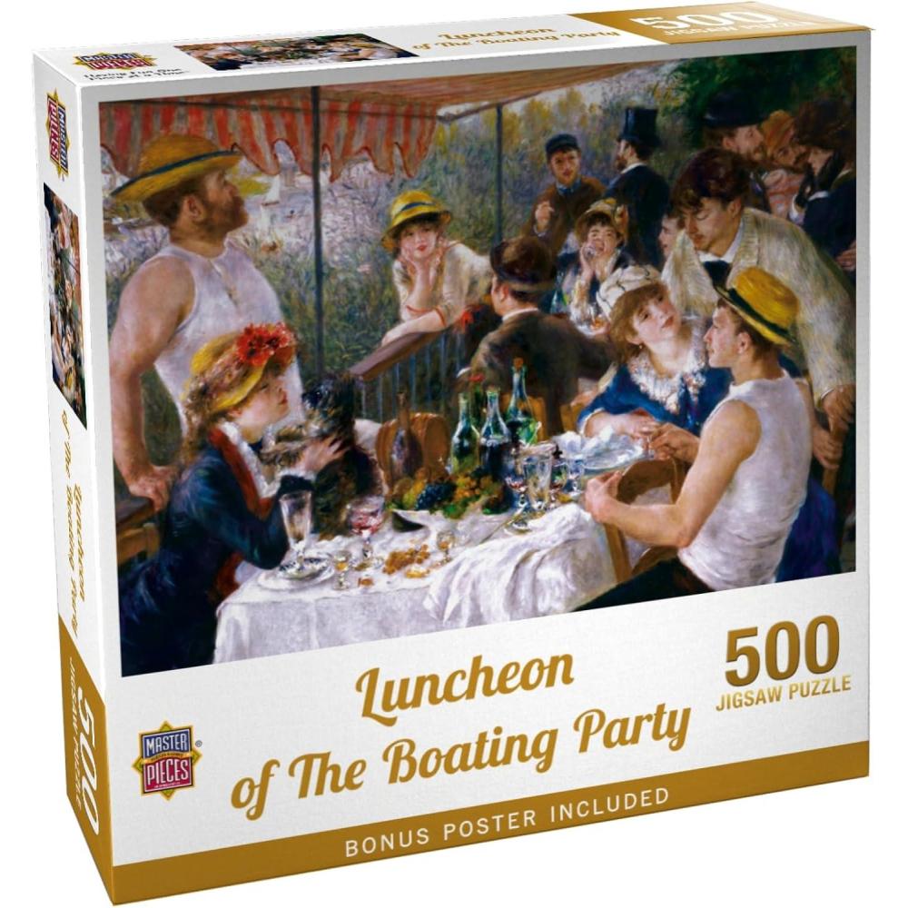imageMasterPieces 1000 Piece Jigsaw Puzzle for Adults Family Or Youth  Luncheon of The Boating Party  1925x2675500 Piece