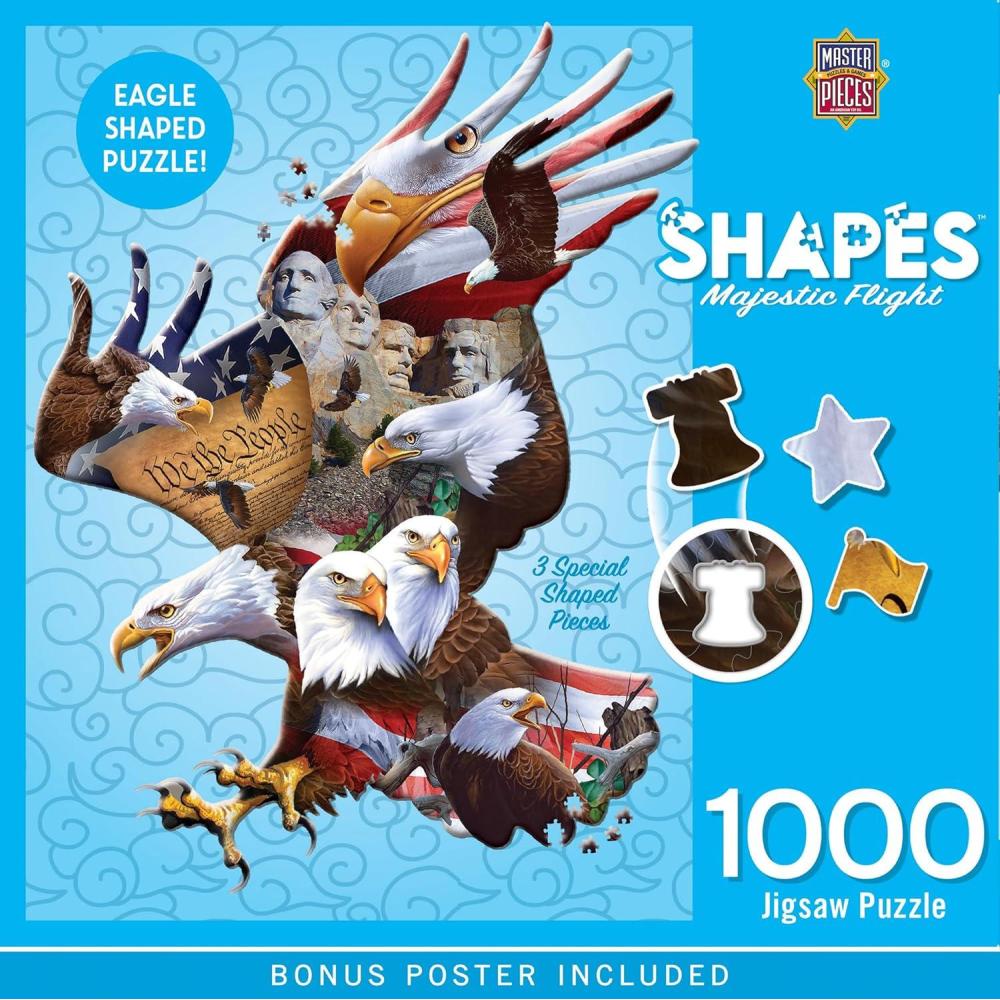imageMasterPieces 1000 Piece Jigsaw Puzzle for Adults Family Or Youth  Majestic Flight  235x3215