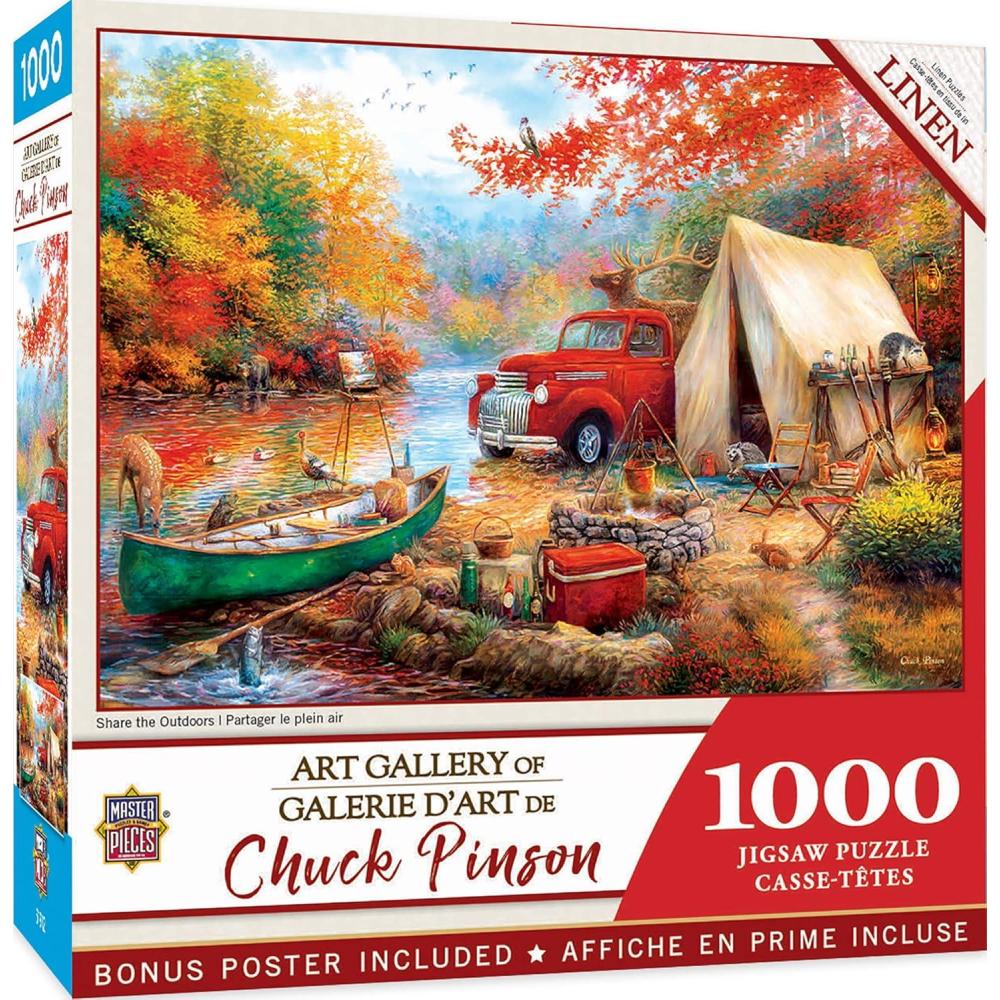 imageMasterPieces 1000 Piece Jigsaw Puzzle for Adults Family or Youth  Share The Outdoors  1925x26751000 Piece
