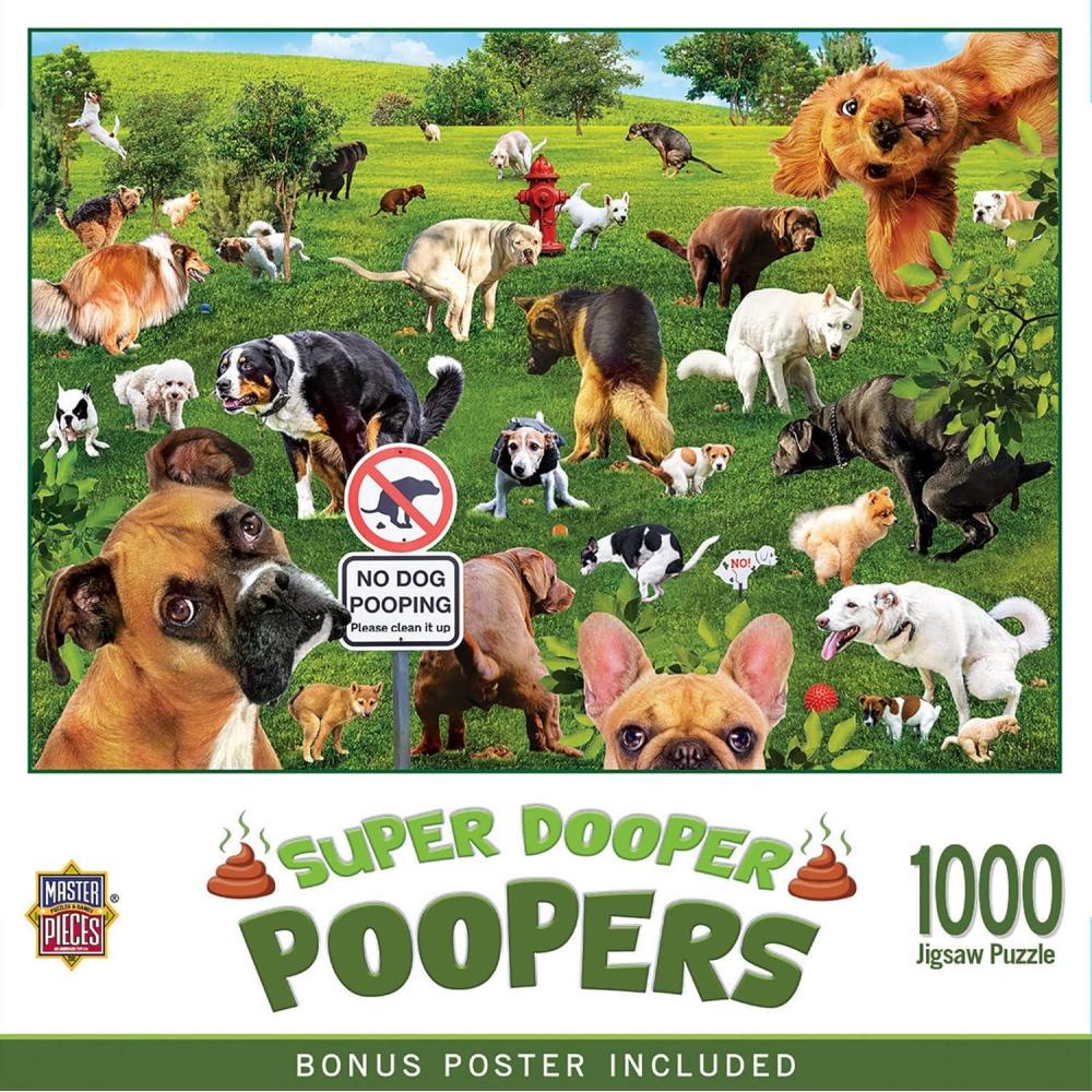 imageMasterPieces Internet Sensations  Gradient 1000pc PuzzleSuper Dooper Poopers