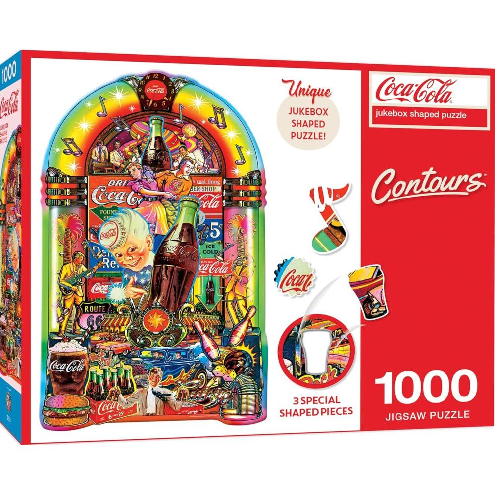 imageMasterpieces 1000 Piece Jigsaw Puzzle For Adults and Families CocaCola Jukebox 2072x 346