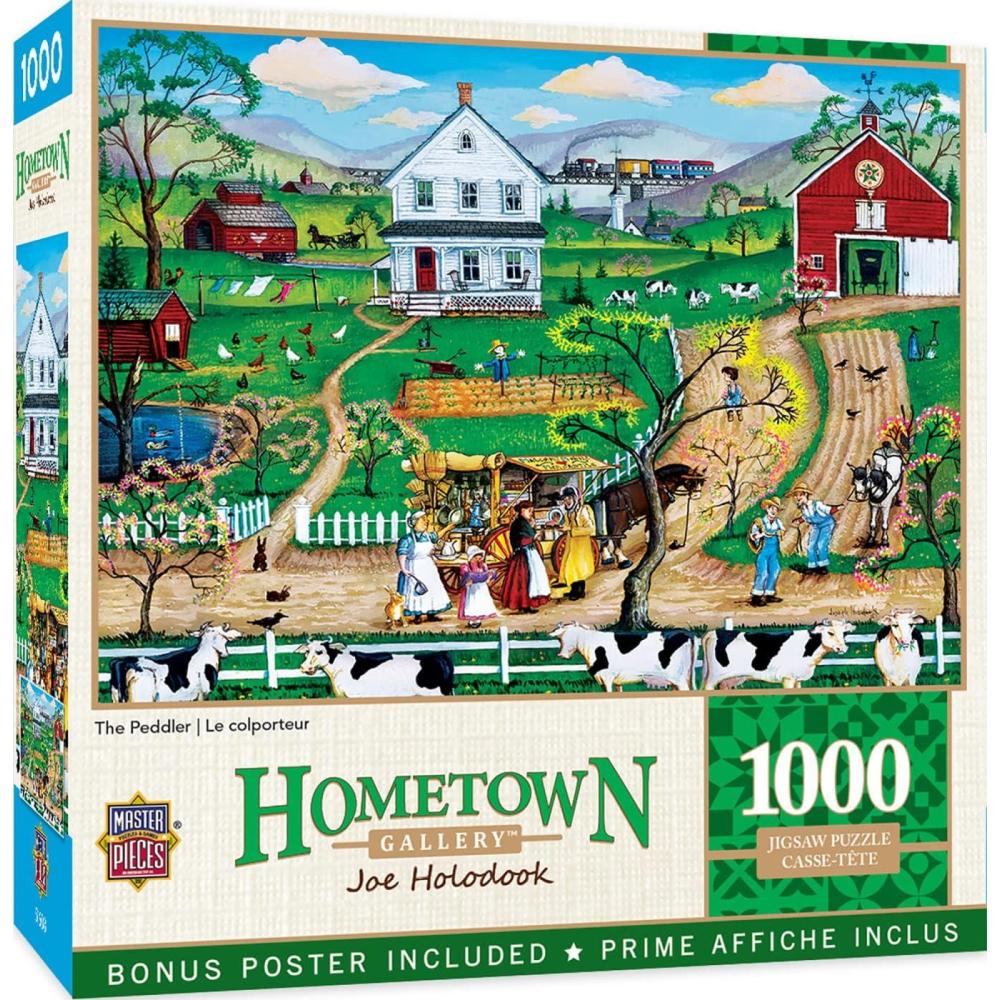 imageMasterpieces 1000 Piece Jigsaw Puzzle for Adults Family Or Youth The Peddler 1925x26751000 Piece