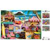 Food Truck – Surf’s Up 1000pc Puzzle – Jigsaw Puzzle with Vibrant Artwork and Durable Pieces – Fun Family Activity, Brain Challenge, and Educational Entertainment for Kids, Teens, and Adults(Surf’s Up)