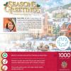 MasterPieces 1000 Piece Christmas Jigsaw Puzzle – Village Square – 19.25″x26.75″(Christmas Eve Fly By)
