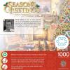 MasterPieces 1000 Piece Christmas Jigsaw Puzzle – Village Square – 19.25″x26.75″(Festive Fireplace)