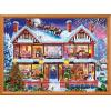 MasterPieces 1000 Piece Christmas Jigsaw Puzzle – Village Square – 19.25″x26.75″(Home for the Holidays)