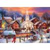 MasterPieces 1000 Piece Christmas Jigsaw Puzzle – Village Square – 19.25″x26.75″(Hope Runs Deep)