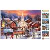 MasterPieces 1000 Piece Christmas Jigsaw Puzzle – Village Square – 19.25″x26.75″(Hope Runs Deep)