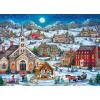 MasterPieces 1000 Piece Christmas Jigsaw Puzzle – Village Square – 19.25″x26.75″(Peace on Earth)