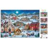 MasterPieces 1000 Piece Christmas Jigsaw Puzzle – Village Square – 19.25″x26.75″(Peace on Earth)