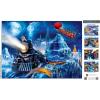 MasterPieces 1000 Piece Christmas Jigsaw Puzzle – Village Square – 19.25″x26.75″(Polar Express Race to the Pole)